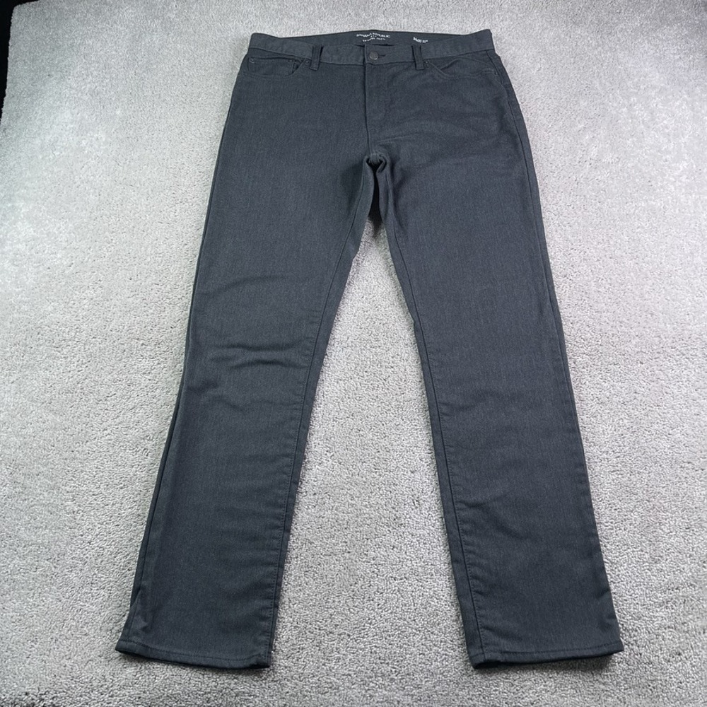 Banana Republic Pants Mens 34x32 Gray Travel Jean Slim Fit Stretch Casual